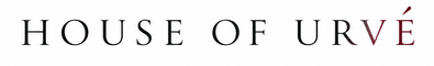 Logo of 'House of Urvé' with a red accent on a white background